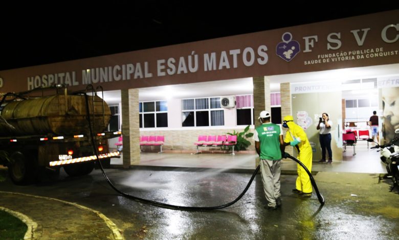 Photo of Feiras e hospitais são higienizados em Vitória da Conquista