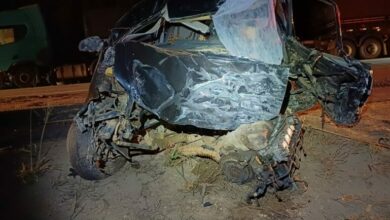 Photo of Conquista: Grave acidente com morte e carro destruído na BR-116
