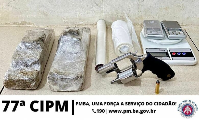 Photo of Conquista: Operação da 77ª CIPM termina com prisão e apreensão de arma e droga