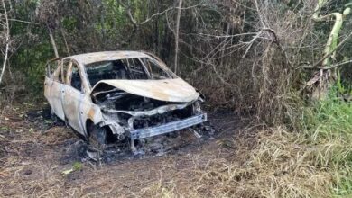 Photo of Carro de jovens desaparecidos é encontrado carbonizado