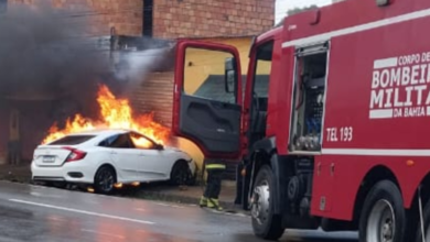 Photo of Suspeito de liderar o tráfico tenta fugir da polícia, bate o carro e morre carbonizado