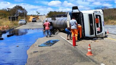 Photo of Região: Grave acidente com caminhão-tanque