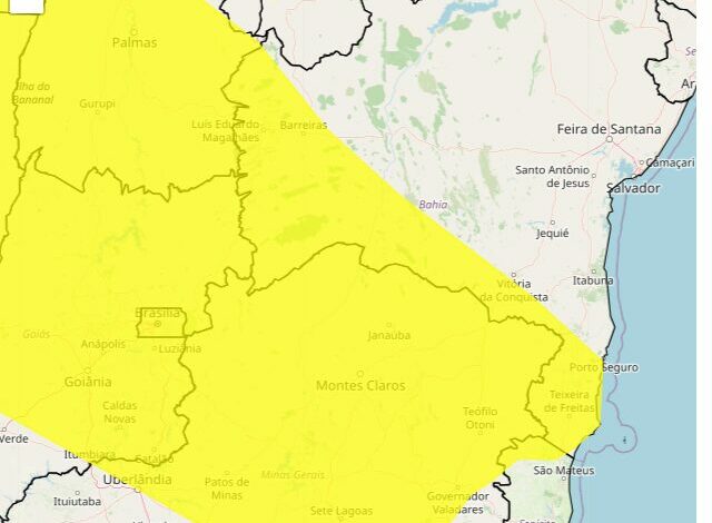 Photo of Conquista em alerta amarelo de chuvas intensas até amanhã