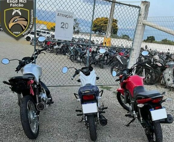 Photo of Conquista: Motos usadas para fazer “grau” foram levadas para o pátio do Detran