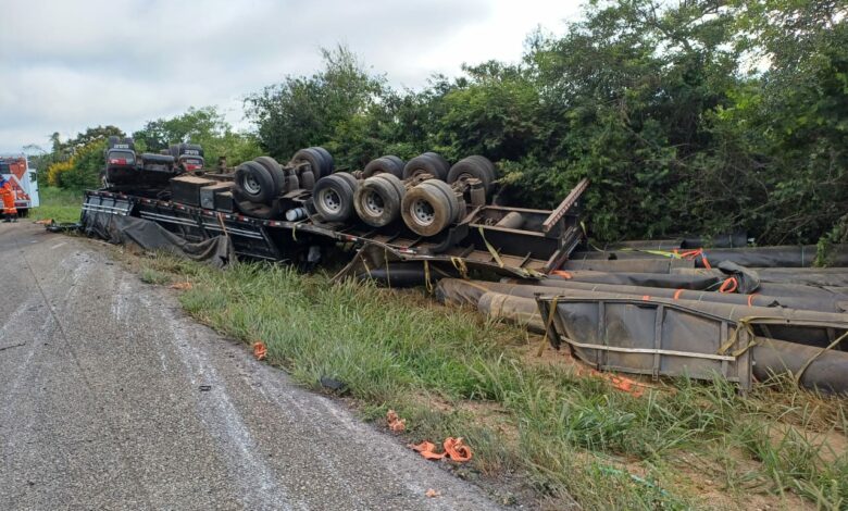 Photo of Conquista: Novas informações sobre acidente com morte de caminhoneiro na BR-116