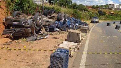 Photo of Vídeo: Grave acidente com caminhão na região