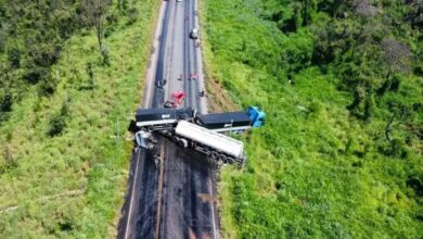 Photo of Gravíssimo acidente com morte deixa pista totalmente interditada